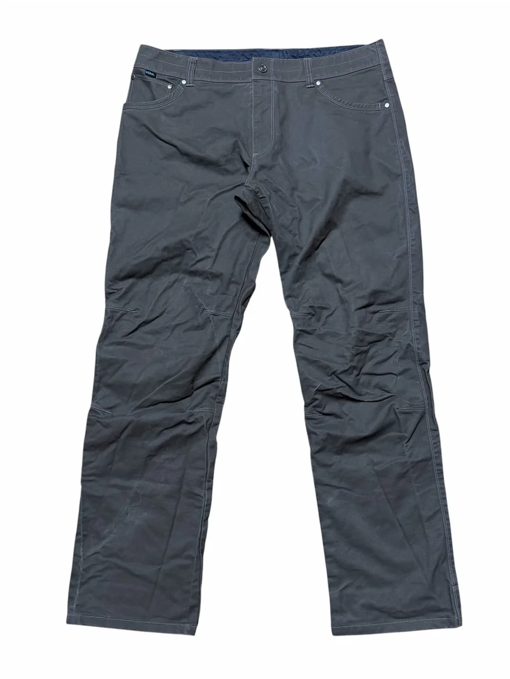 KÜHL Rydr Pants Men’s Size 38x34 Dark Moss Vintage Patina Dye Outdoor Hiking